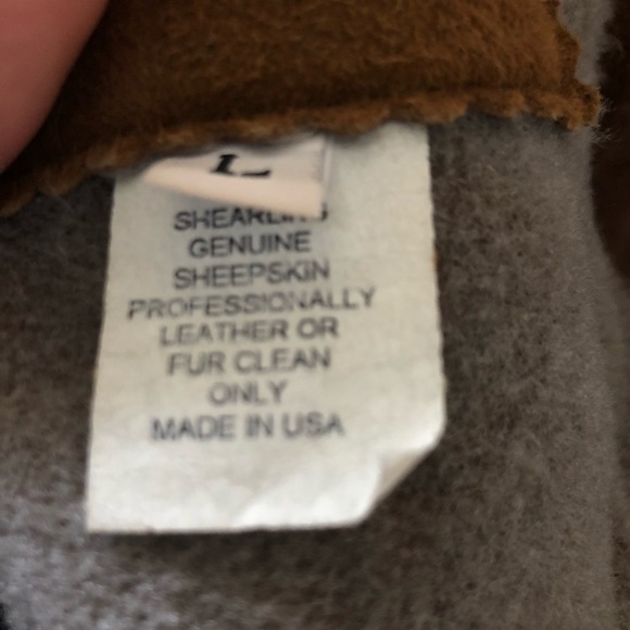 Genuine shearling sheepskin coat. Size large. - Picture 2 of 8